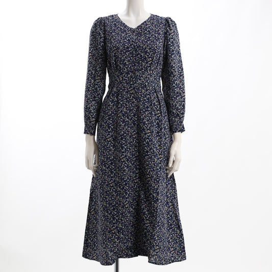 小花柄2WAYロングワンピース