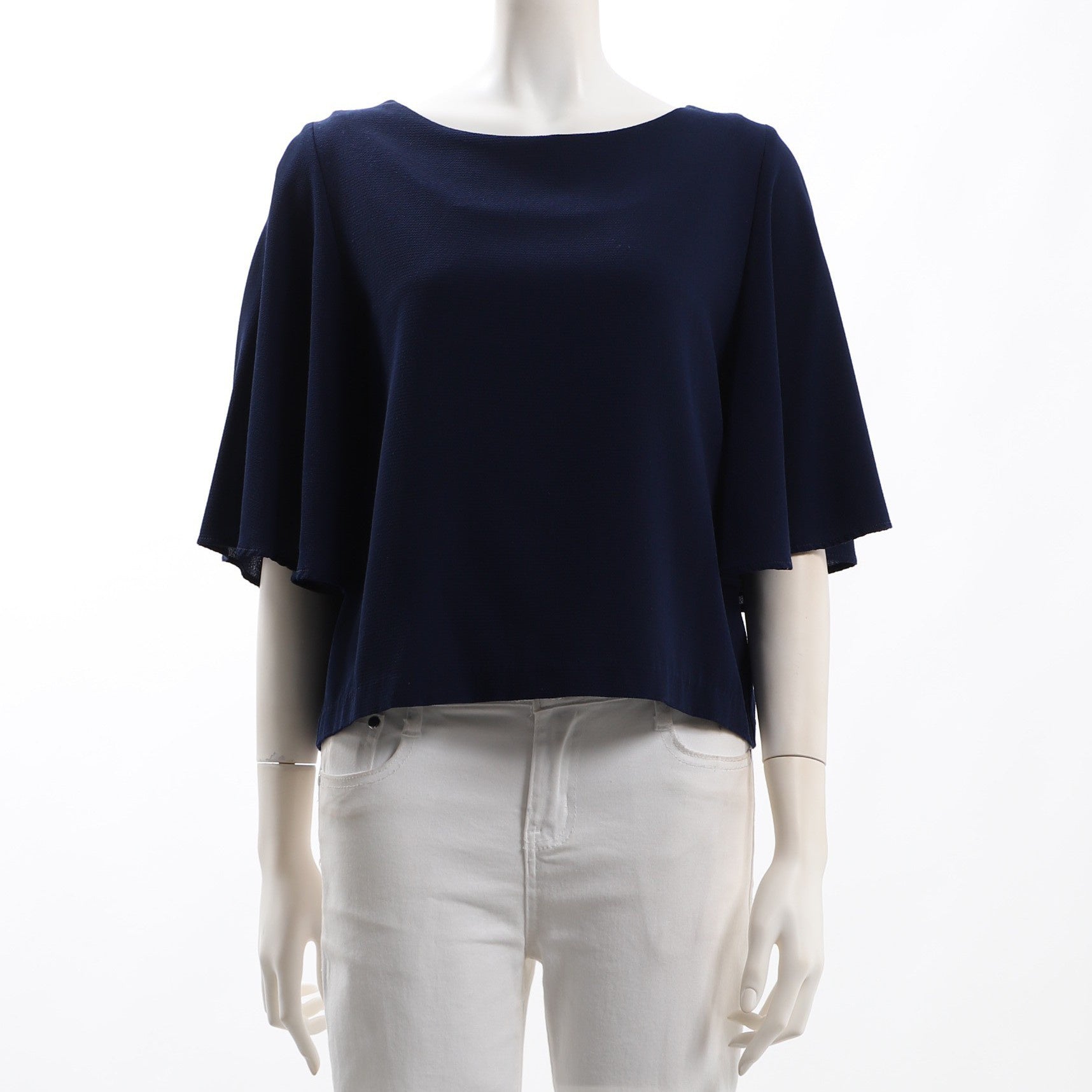 フレアースリーブブラウス