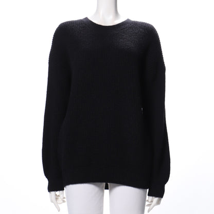 ボリュームスリーブクルーネックニット