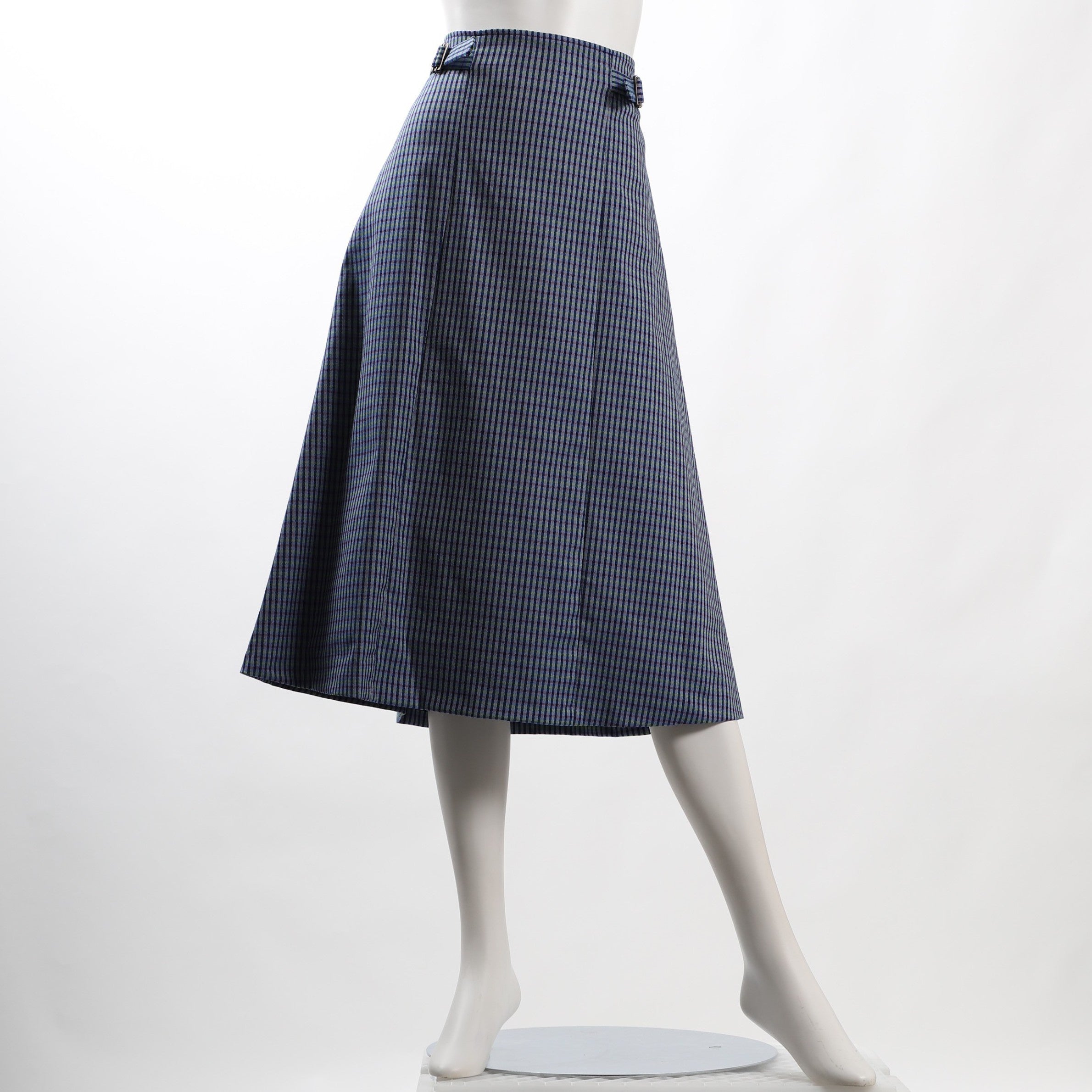 カラーチェックスカート