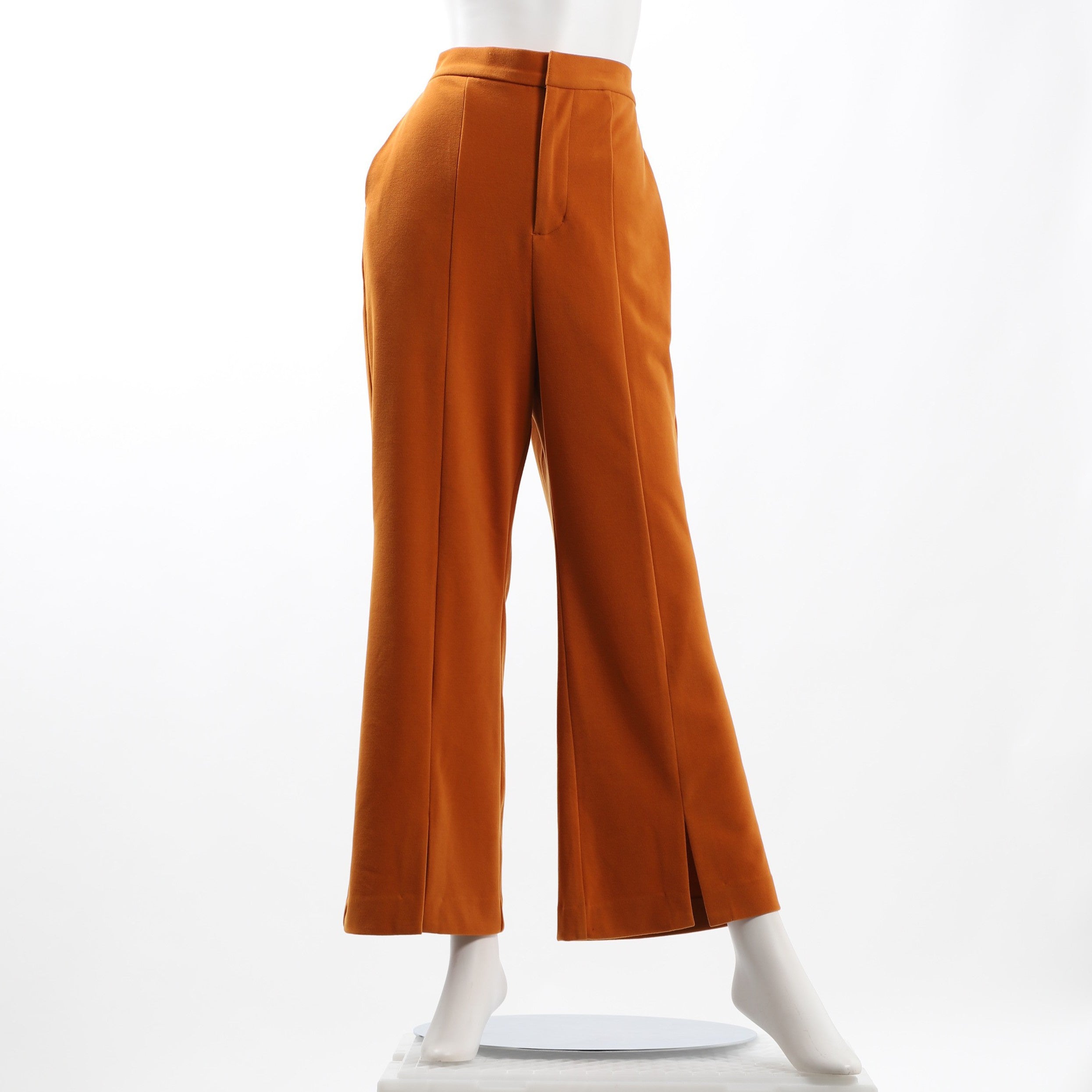 センターシームスリットワイドパンツ