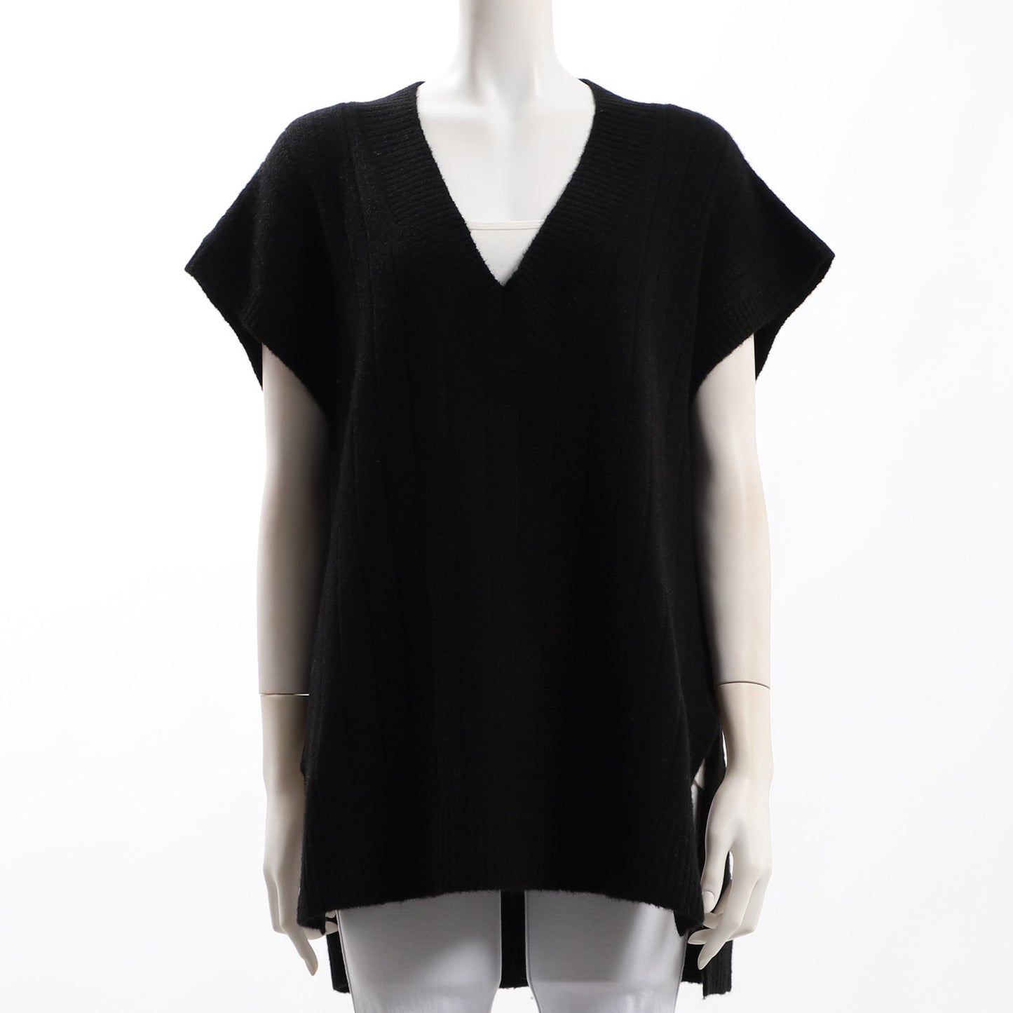 Vネックニットベスト