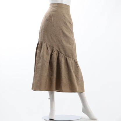 ふくれジャガードスカート