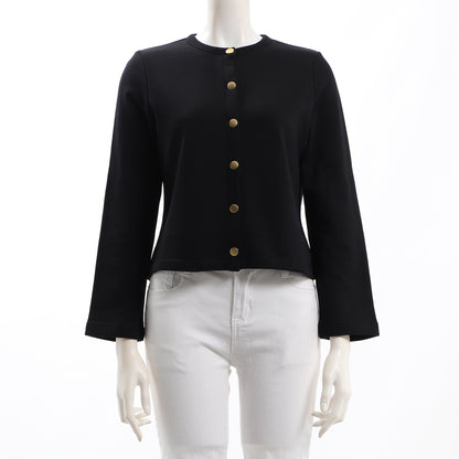 フロントボタンカーディガン