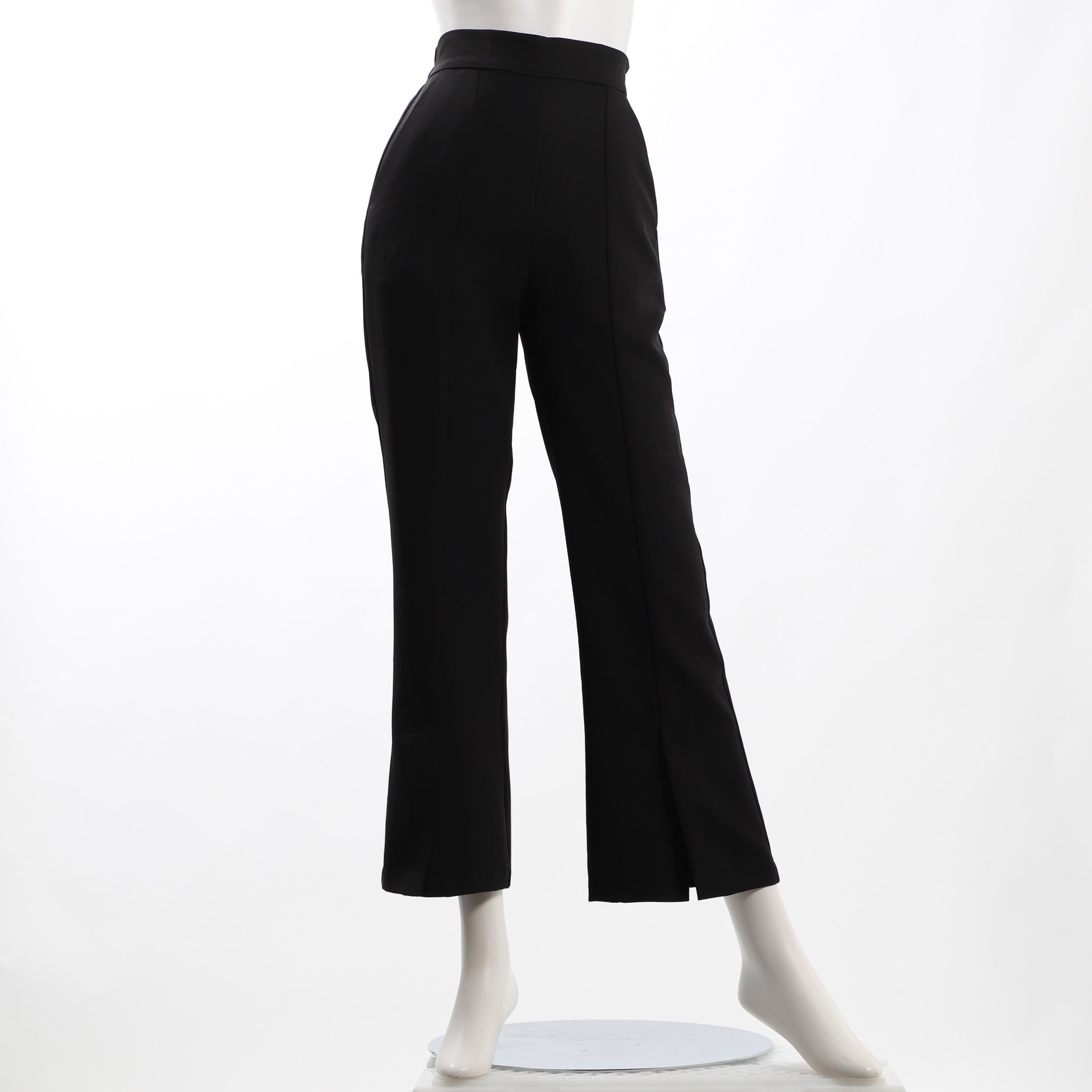フロントスリットセンターシームフレアパンツ