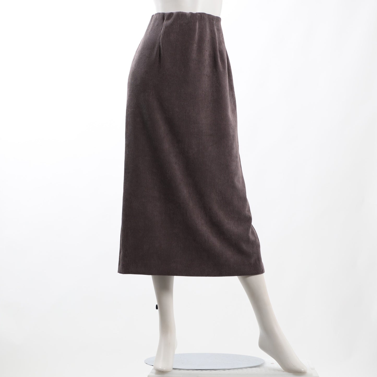 コーデュロイバックスリットタイトスカート