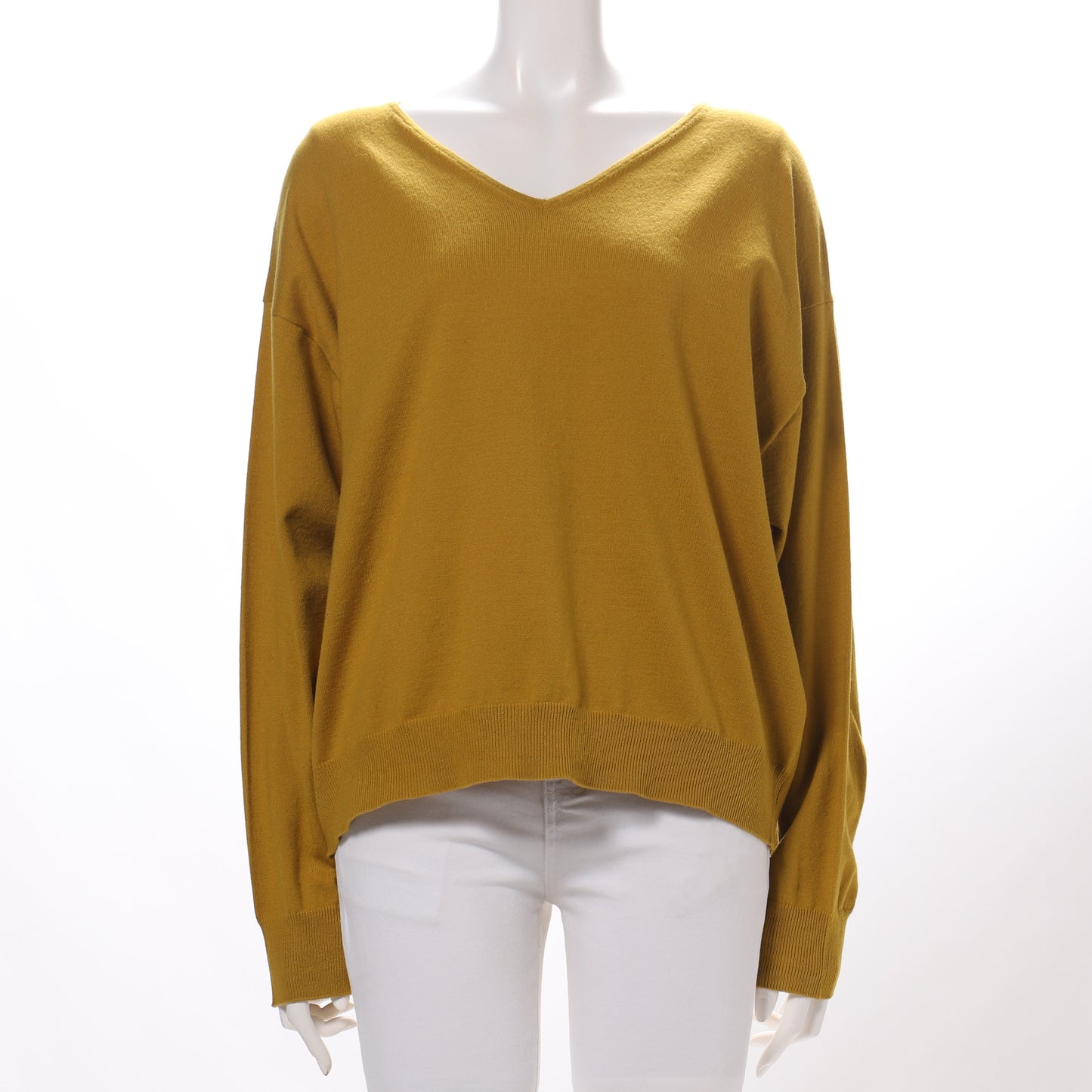 ドロップショルダーVネックニット