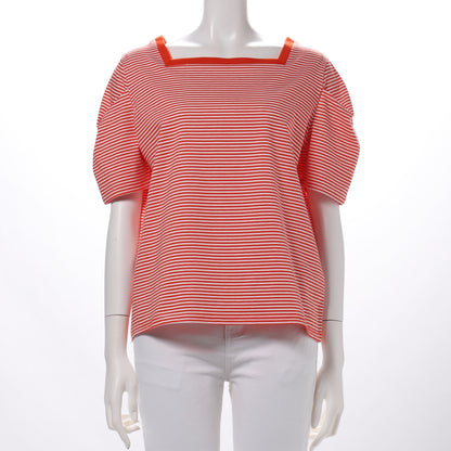 スクエアネックボーダーカットソー