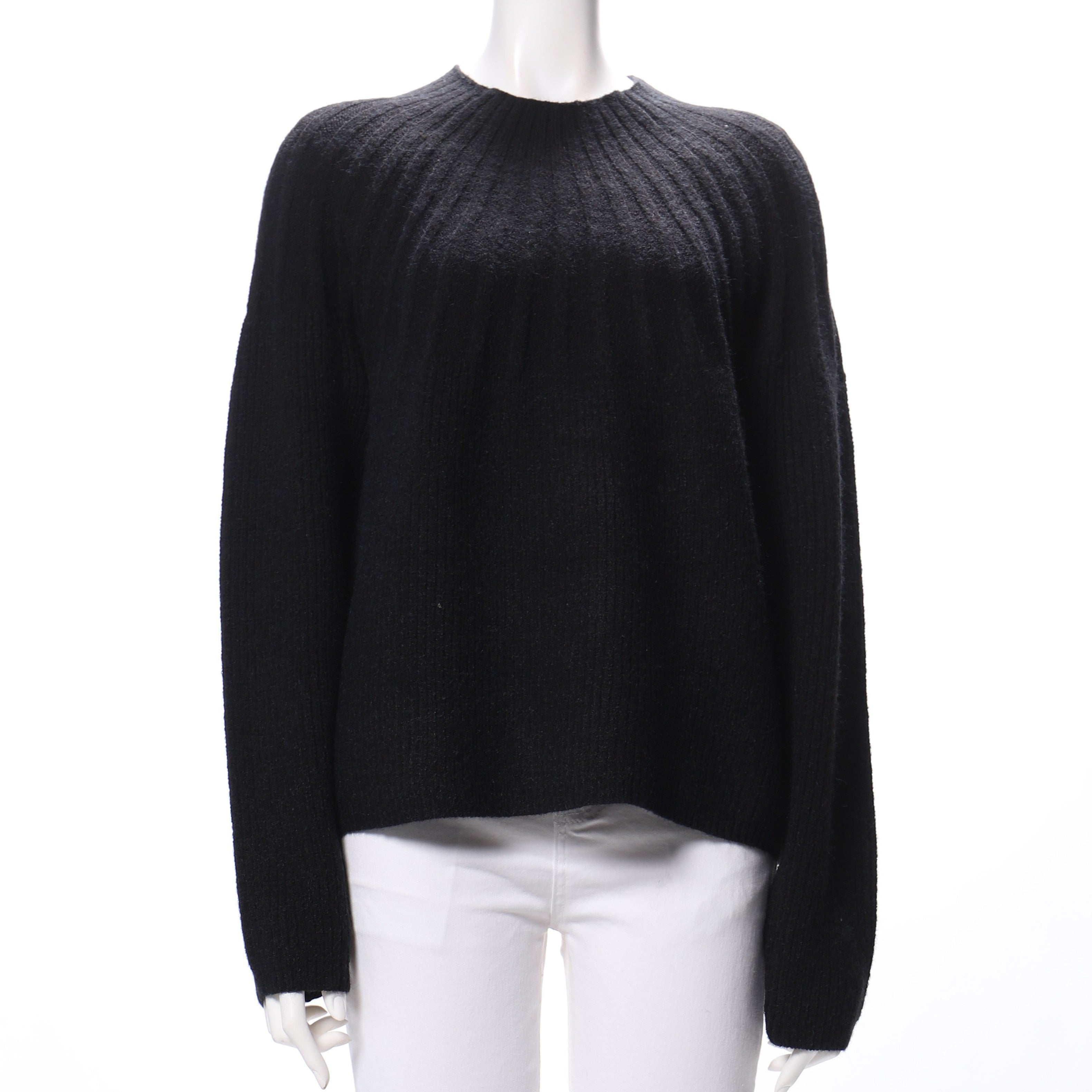 リブ切り替えニット