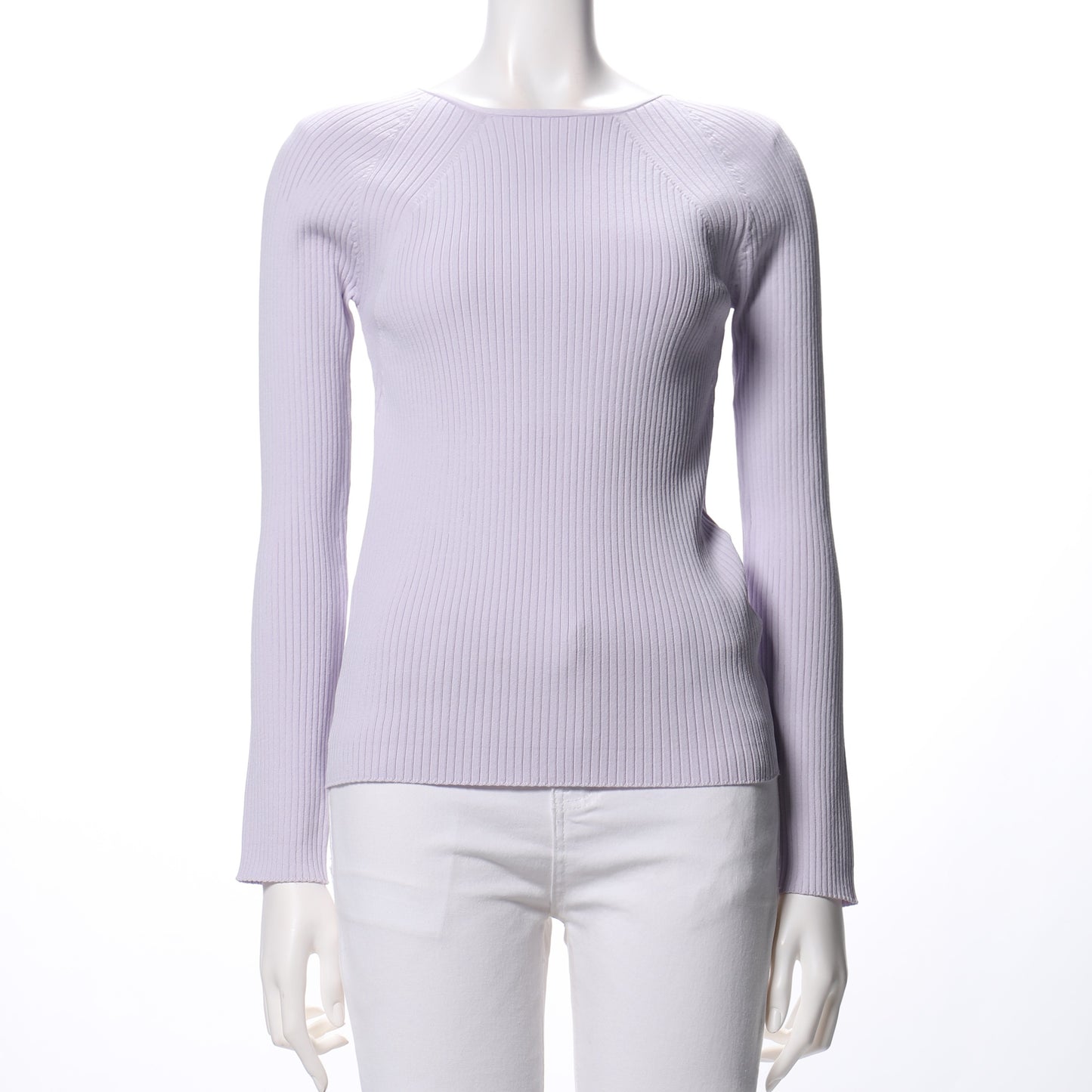 ランダムリブラグランスリーブニット