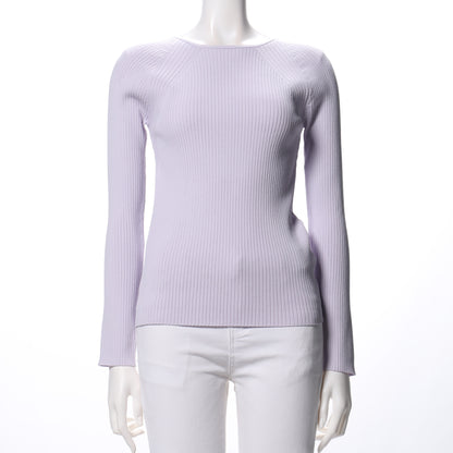 ランダムリブラグランスリーブニット