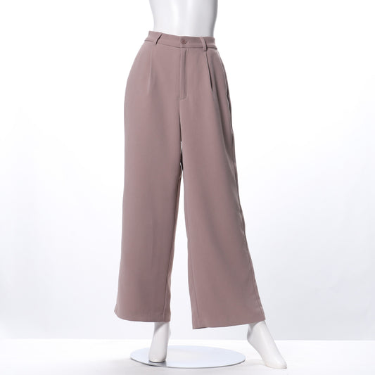 タック入りワイドパンツ