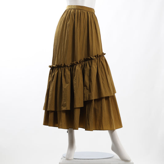 アシンメトリーティアードスカート