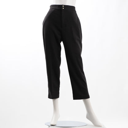 ウエストボタンデザインテーパードパンツ