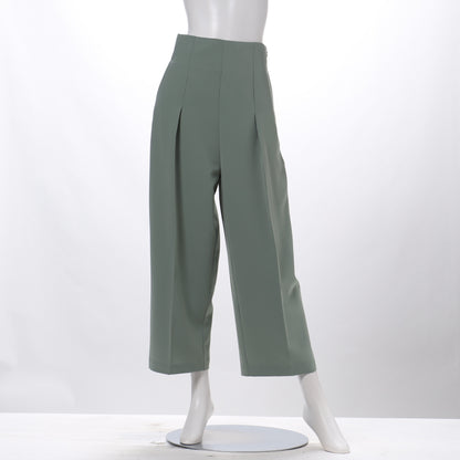 タックデザインワイドパンツ