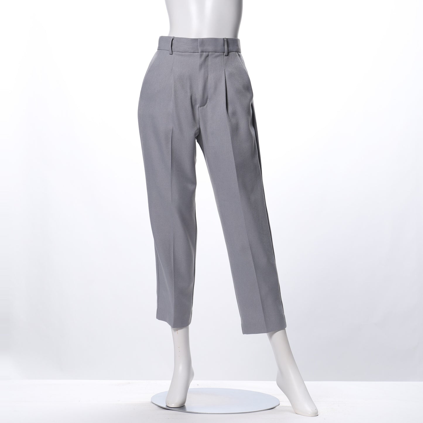 ミディツイルタック入りテーパードパンツ