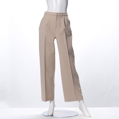 センタープレスストレートパンツ