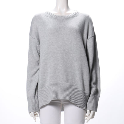 ラウンドネックドロップショルダーニット