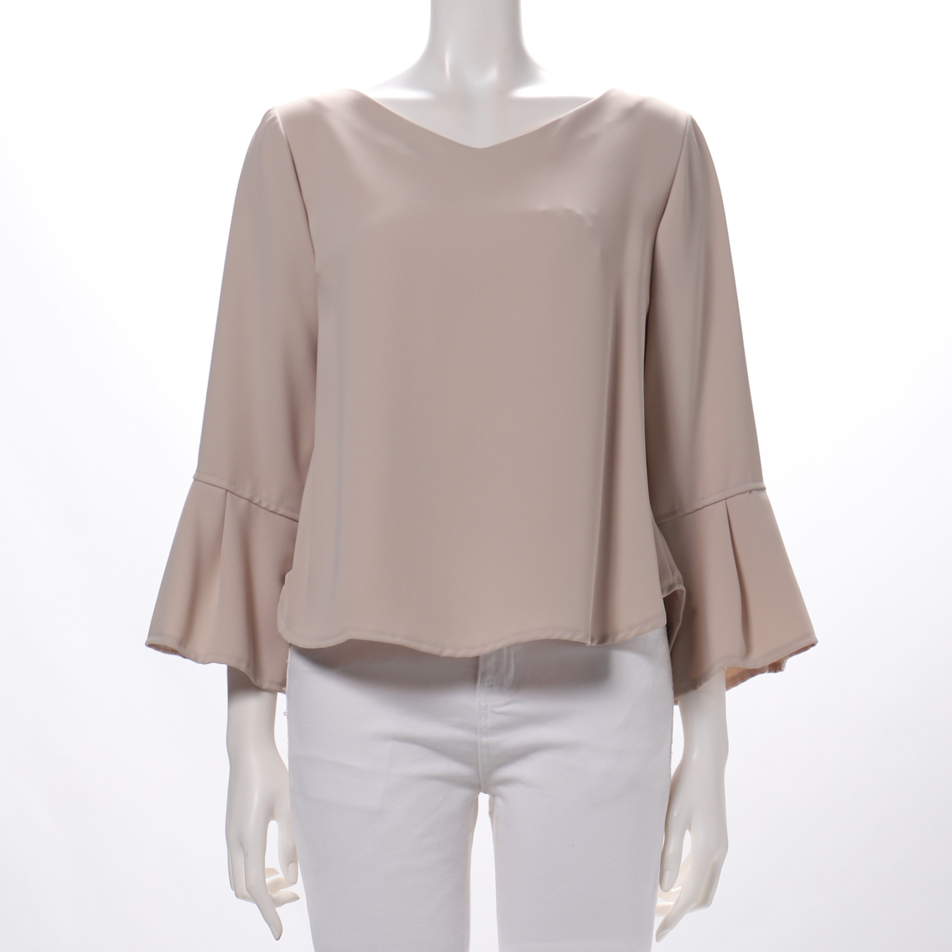 フレア袖トップス