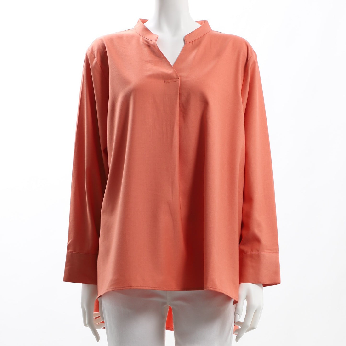 後ろ丈長めゆったりシルエットブラウス