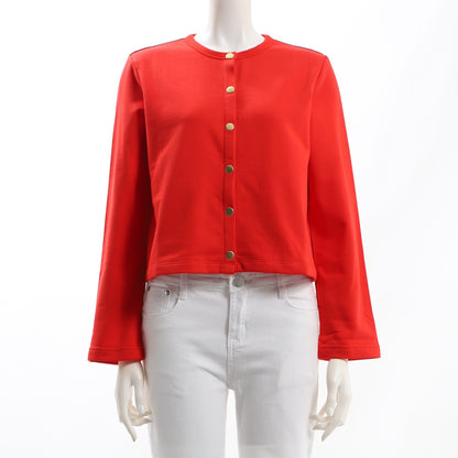 フロントボタンカーディガン