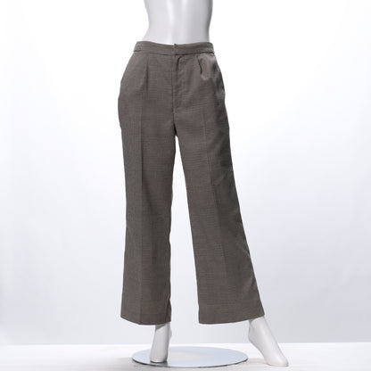 ガンクラブチェックストレートパンツ