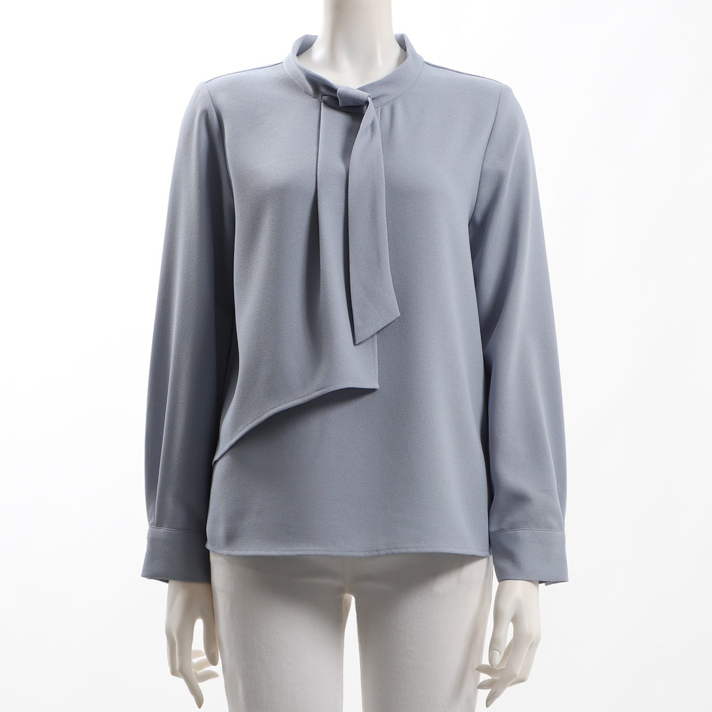 フロントデザインボウタイブラウス