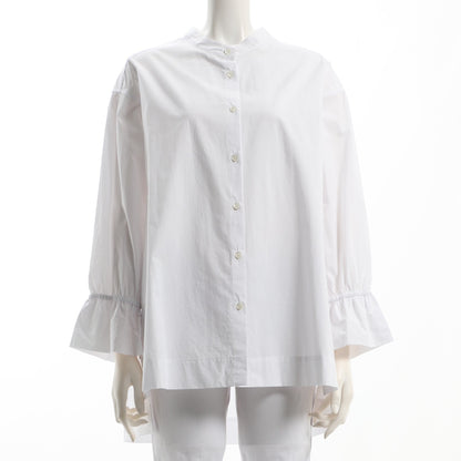 キャンディースリーブバンドカラーシャツ