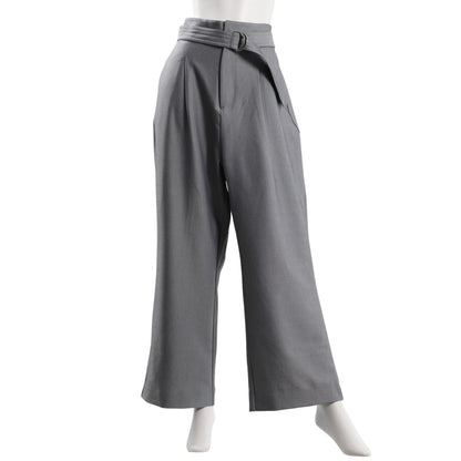 Dカンベルト付きワイドパンツ