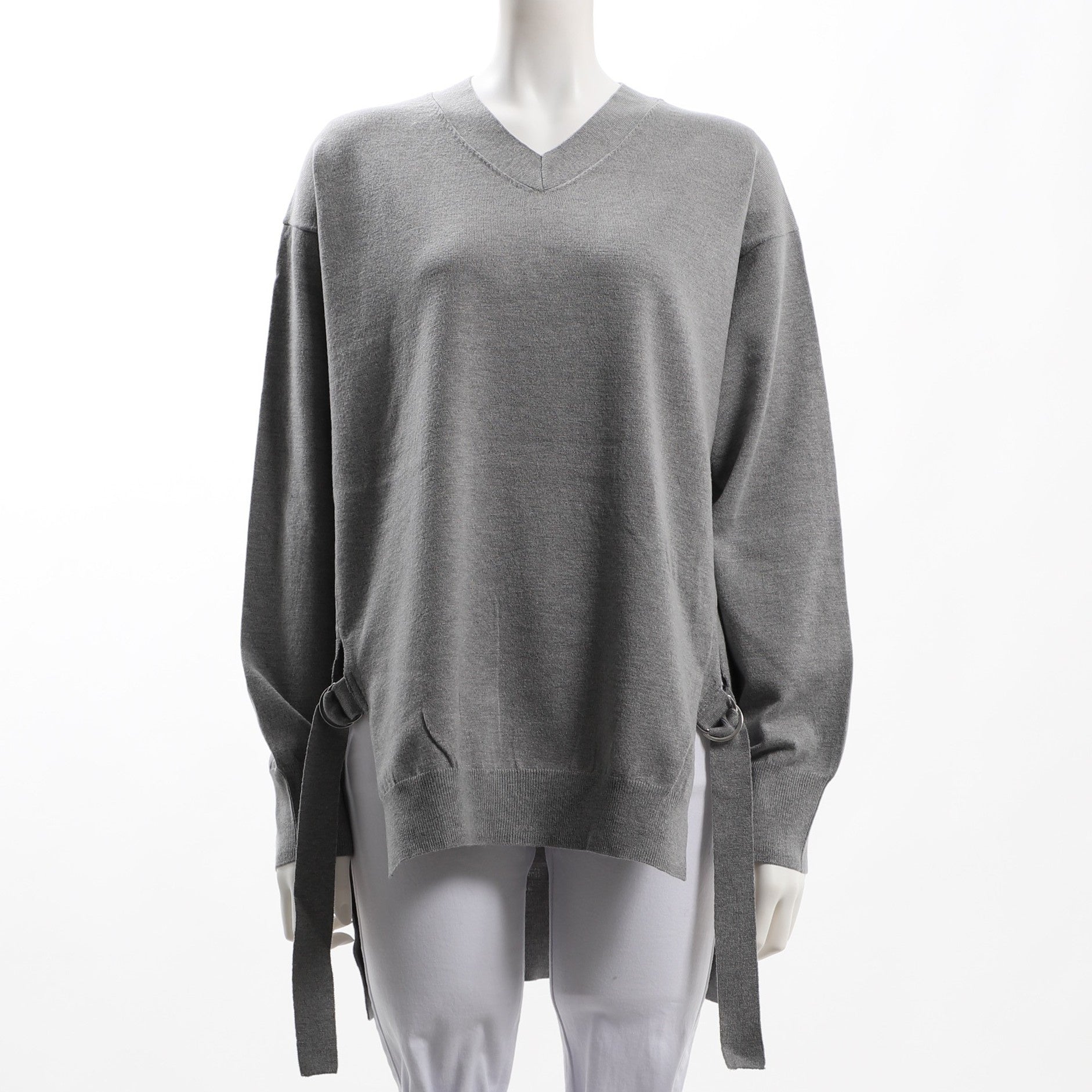 サイドスリットバックテールニット