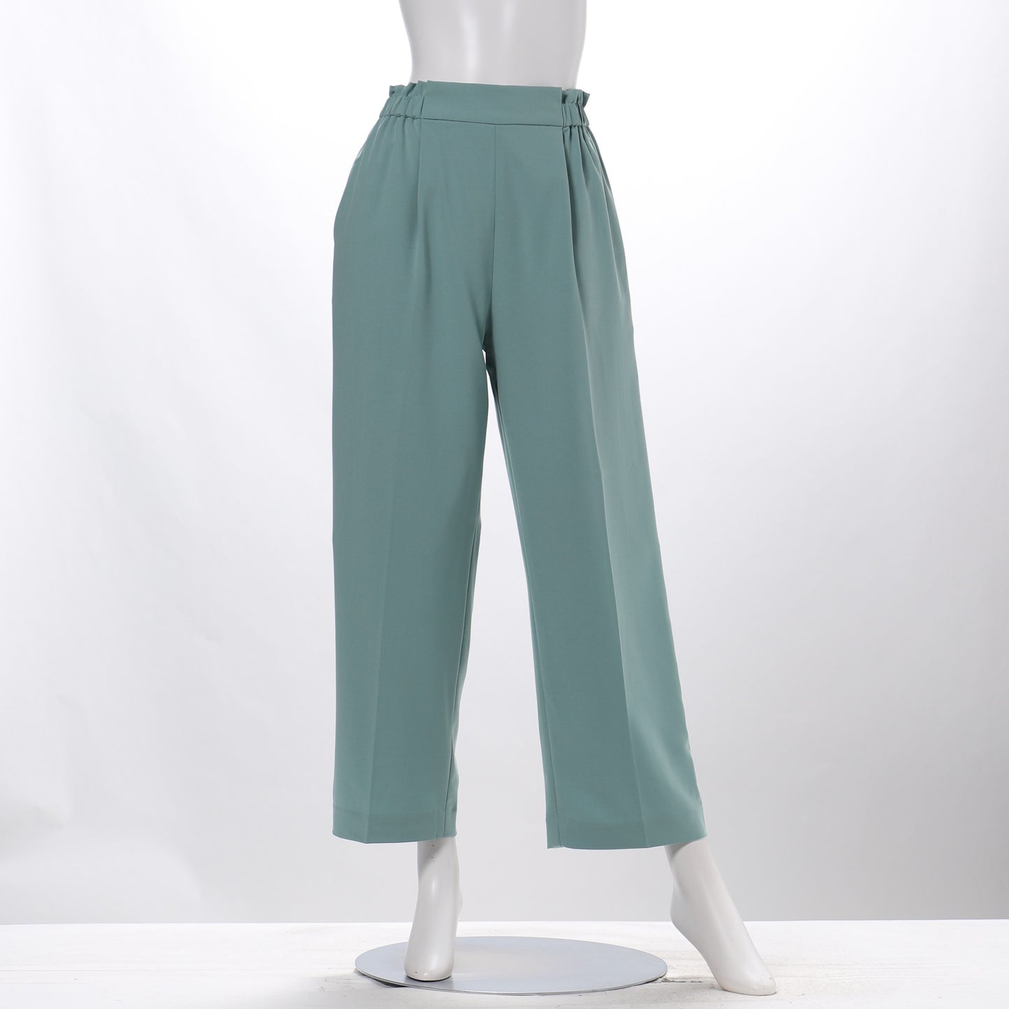 ウエストゴムタックパンツ