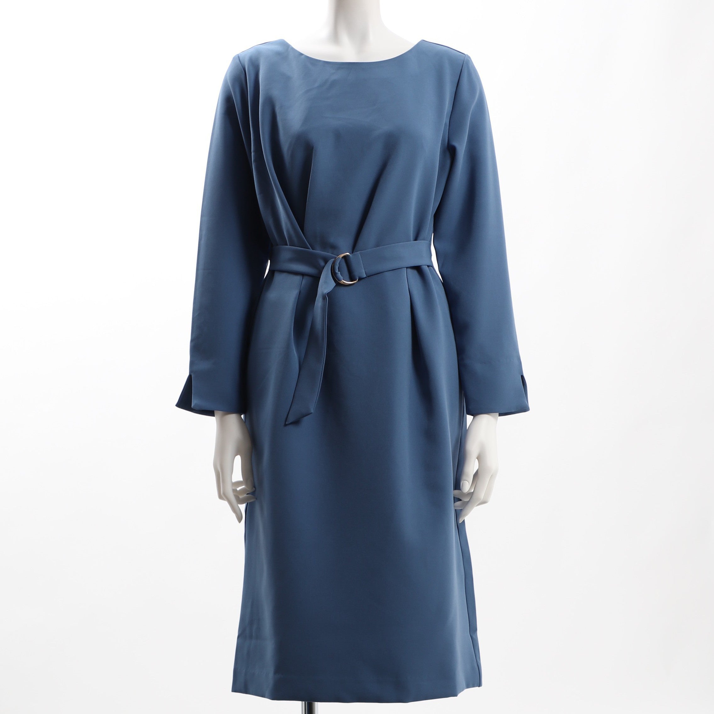 ウエストベルトデザインワンピース