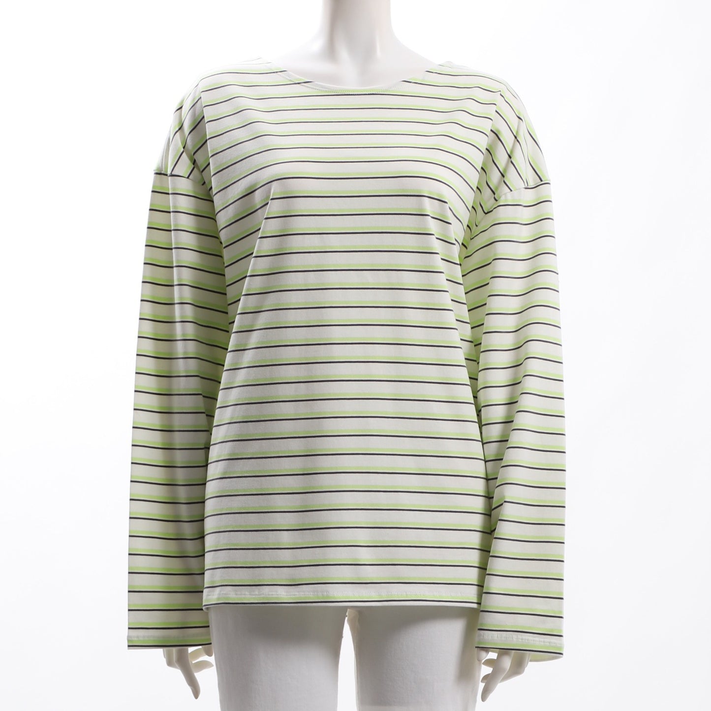 ボートネックボーダーカットソー