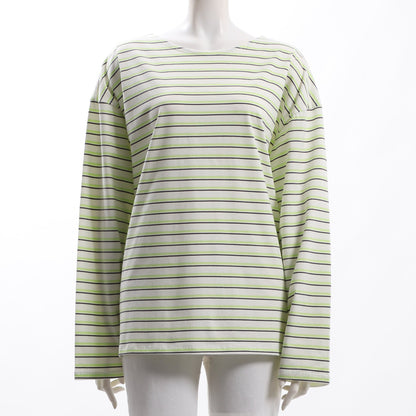 ボートネックボーダーカットソー