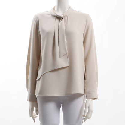 フロントデザインボウタイブラウス