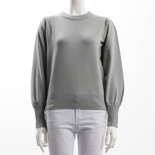 パフスリーブニット