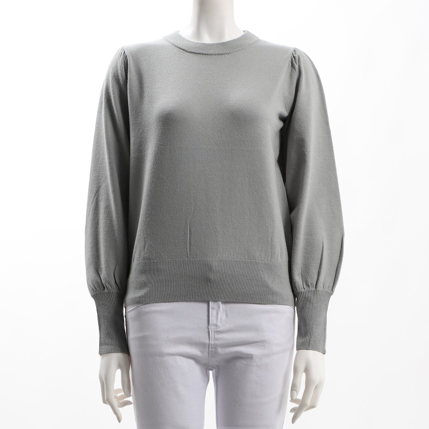 パフスリーブニット