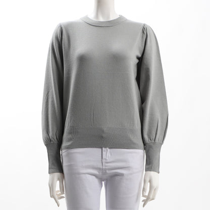 パフスリーブニット