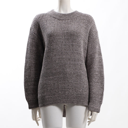 糸MIX WAVE編みローゲージニット