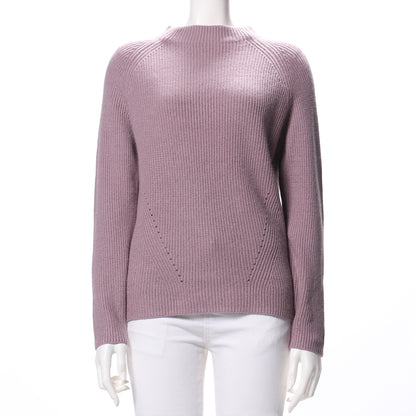 片畦オフネックニット