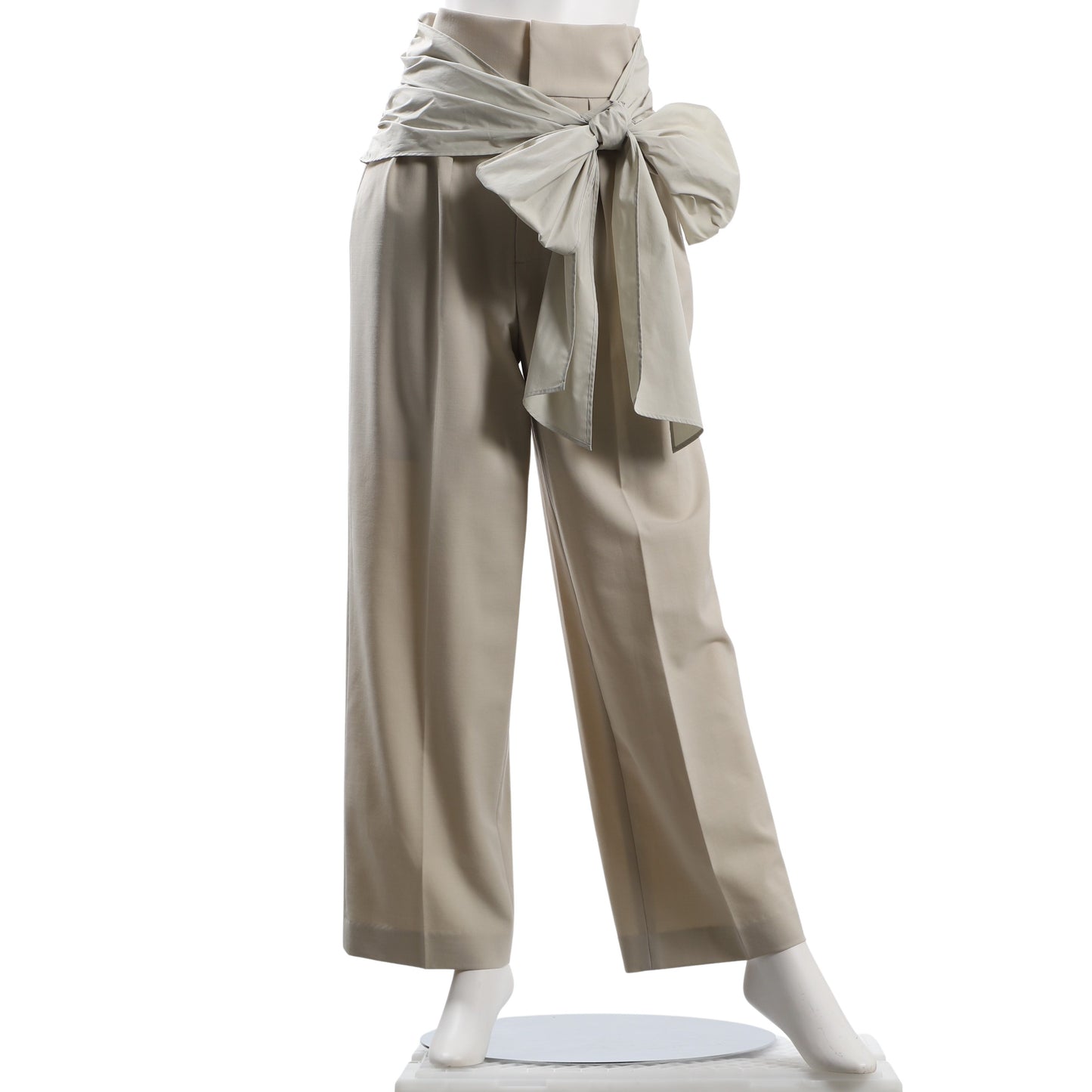 タイプライターリボンツータックパンツ