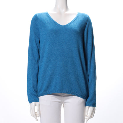 Vネックハイゲージニット