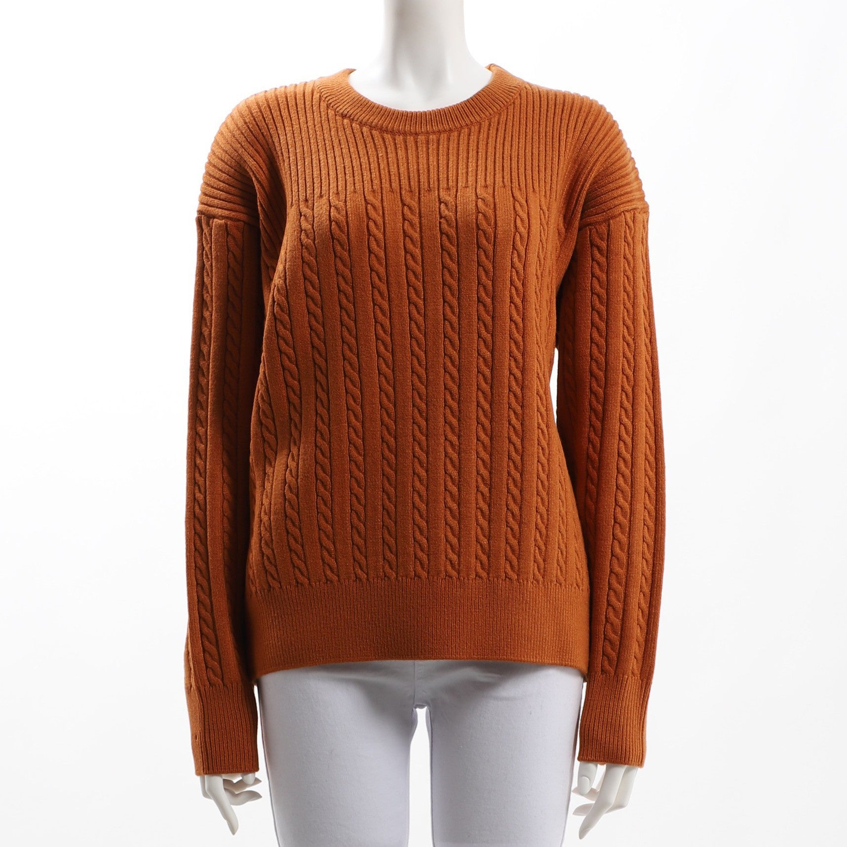 異なる編み地ニット