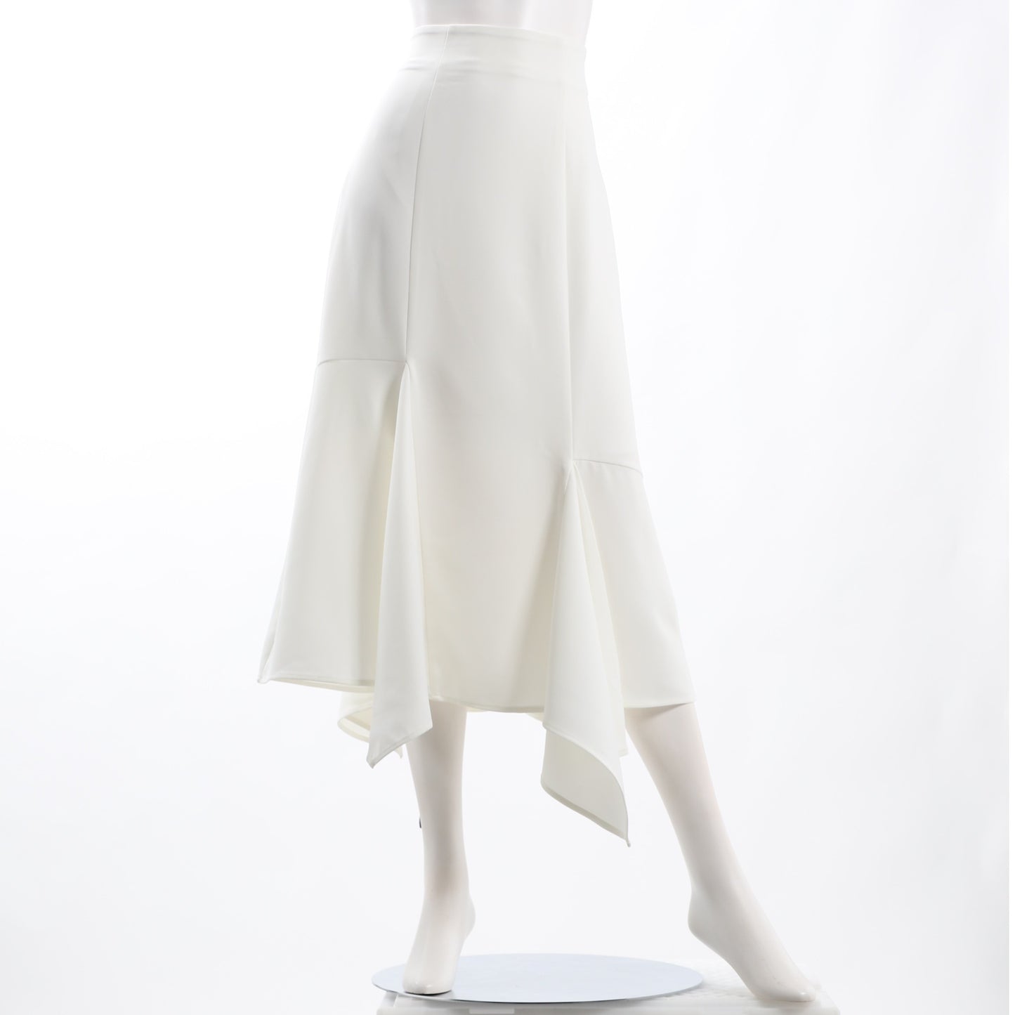 イレギュラーヘムデザインAラインスカート