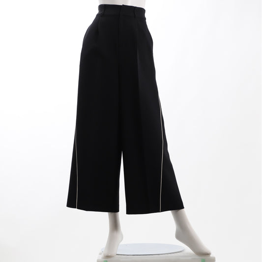 パイピングデザインワイドパンツ