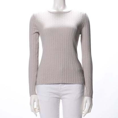 シンプルリブニット