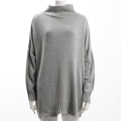 ドロップショルダーオフネックニット