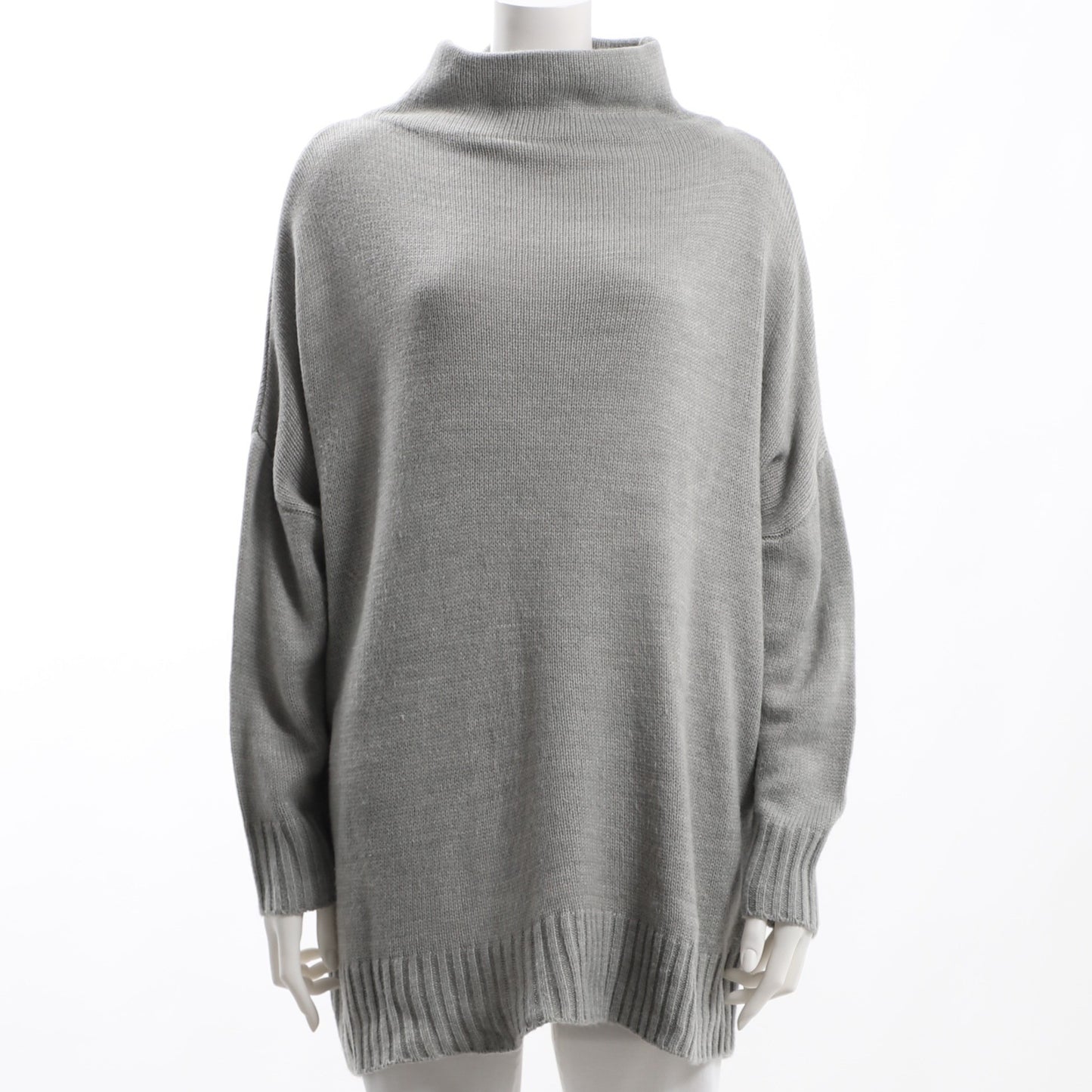 ドロップショルダーオフネックニット