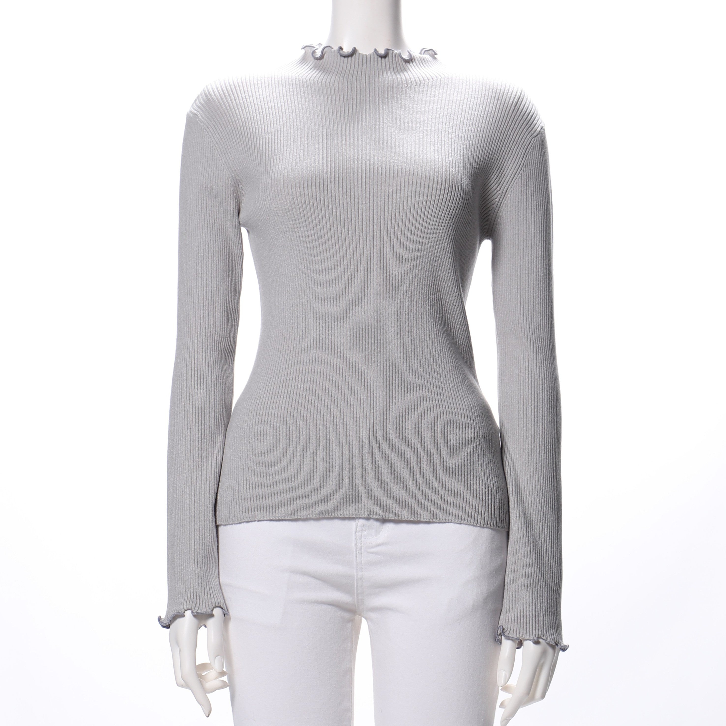 メロー加工リブニット