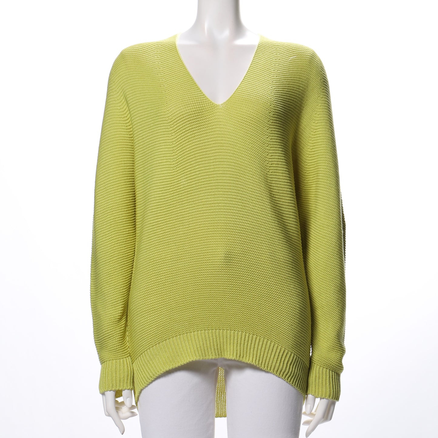 Vネックホールガーメントニット